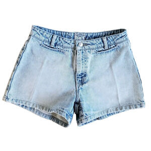 VTG Paris Blues Shorts Womens 5 Denim Point Blank Rock Jean Cut Off Daisy Dukes
